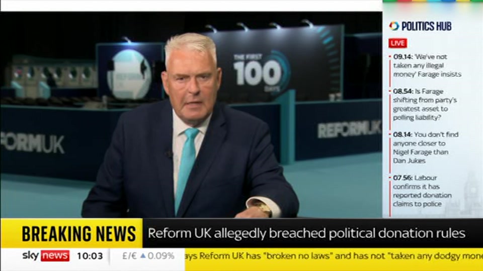 Still from Sky News at 3:00