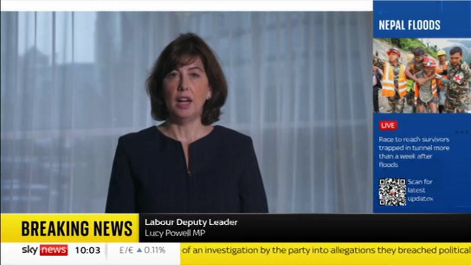 Still from Sky News at 3:30