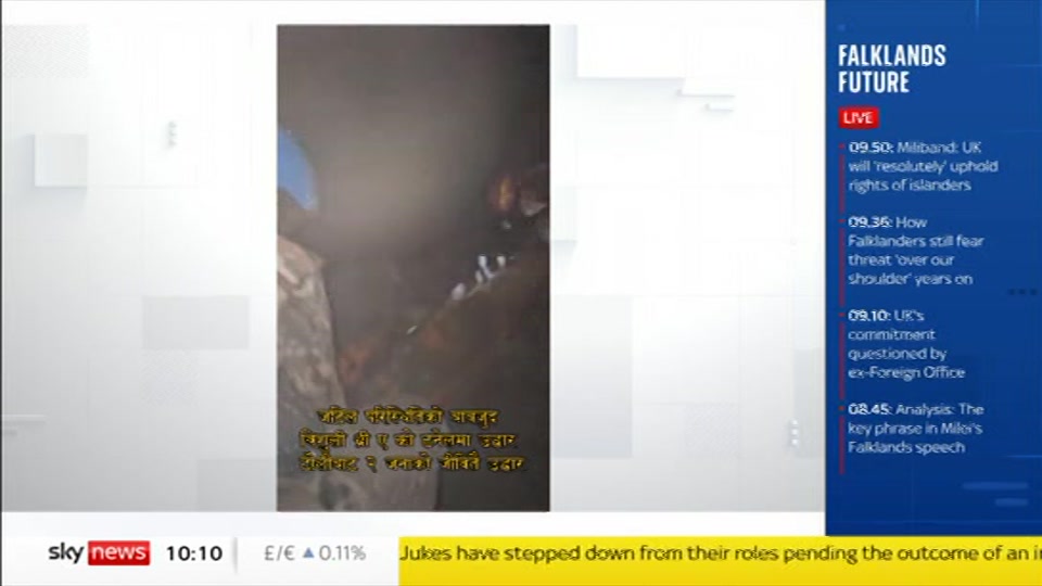 Still from Sky News at 10:00