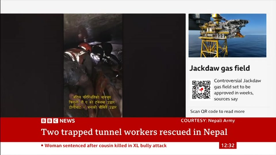 Still from BBC News at 2:00