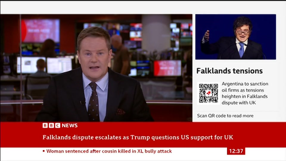Still from BBC News at 7:30