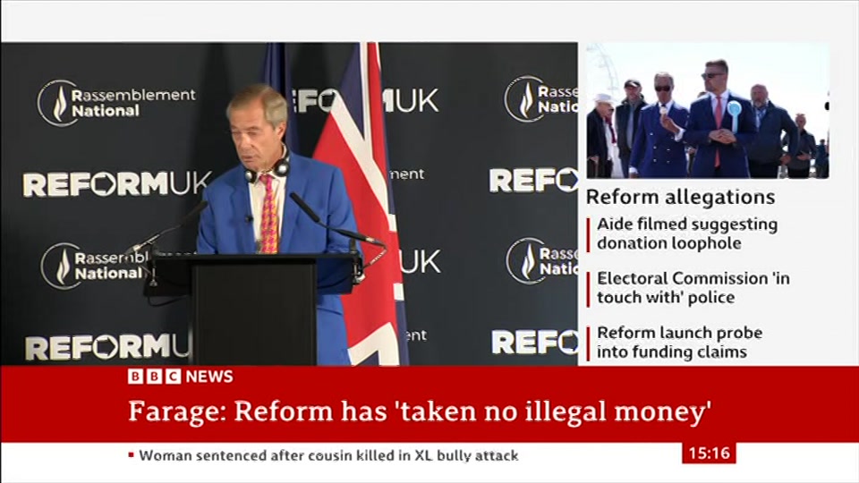 Broadcast still at 16m 30s. BBC News, Verified Live, 4 September 2026.