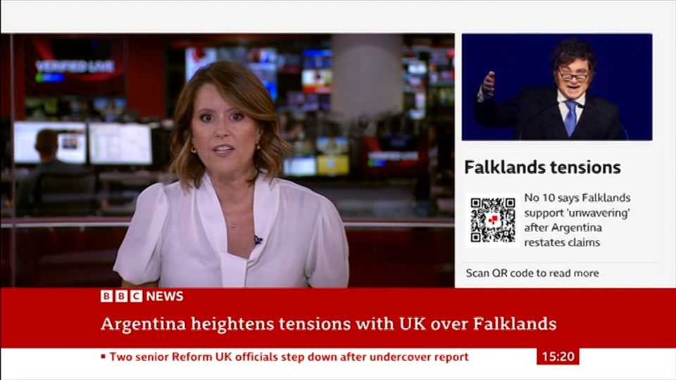 Still from BBC News at 20:30
