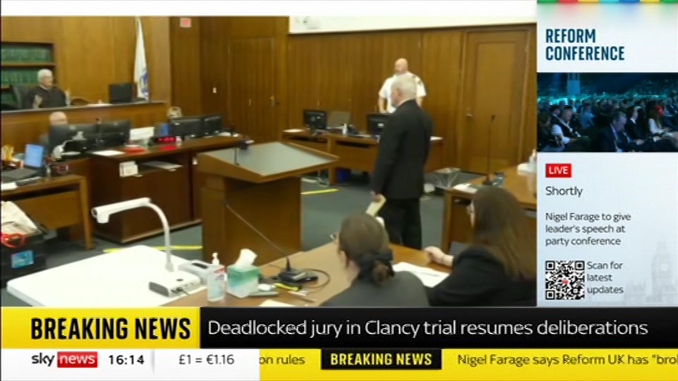 Still from Sky News at 14:00