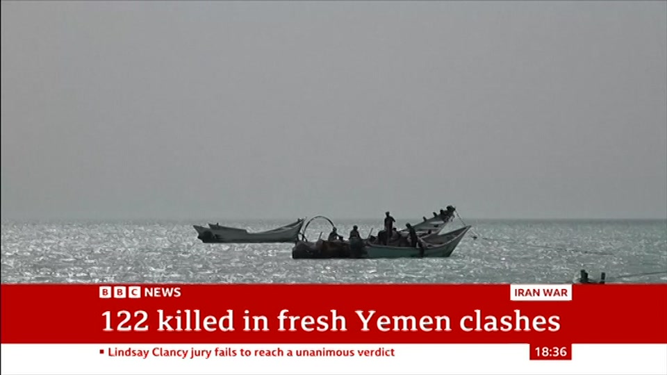 Still from BBC News at 6:30