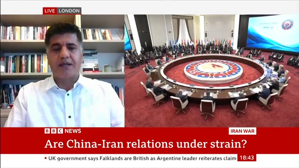 Broadcast still at 13m. BBC News, The World Today with Maryam..., 4 September 2026.