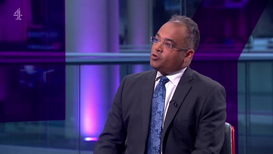 Broadcast still at 27m 30s. Channel 4, Channel 4 News, 4 September 2026.