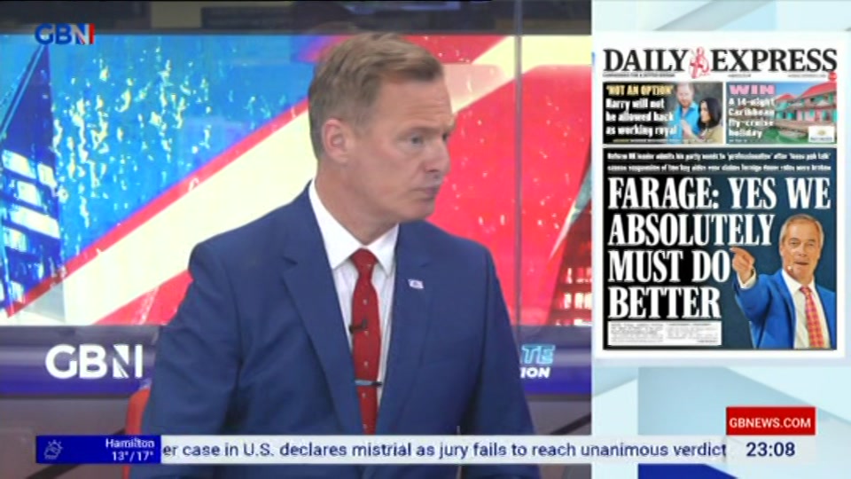 Still from GB News at 8:30