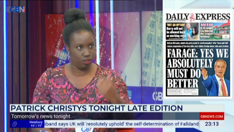 Still from GB News at 13:30