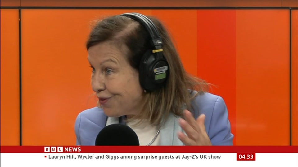Still from BBC News at 3:00