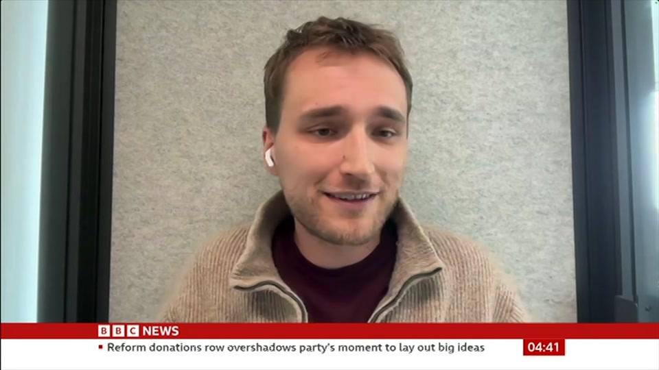 Still from BBC News at 11:30