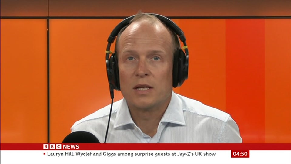 Still from BBC News at 20:30