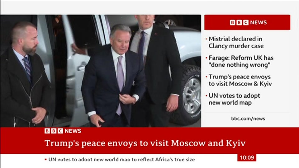 Still from BBC News at 9:30