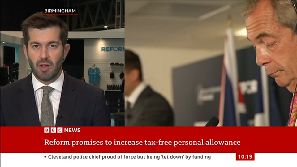 Broadcast still at 19m 30s. BBC News, 5 September 2026.