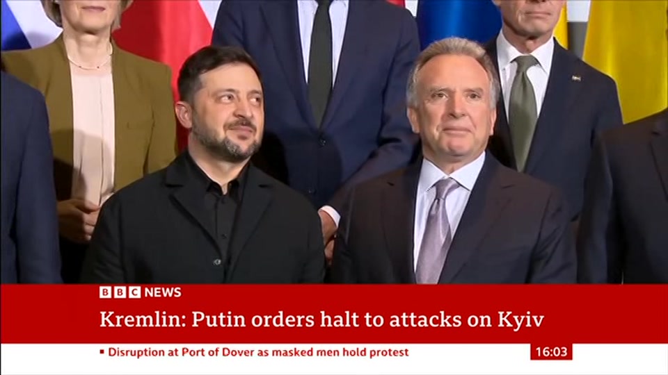 Still from BBC News at 3:00