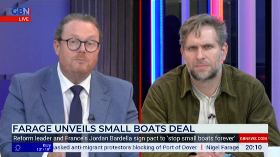 Still from GB News at 10:30