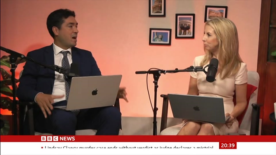 Broadcast still at 9m 30s. BBC News, Newscast, 5 September 2026.