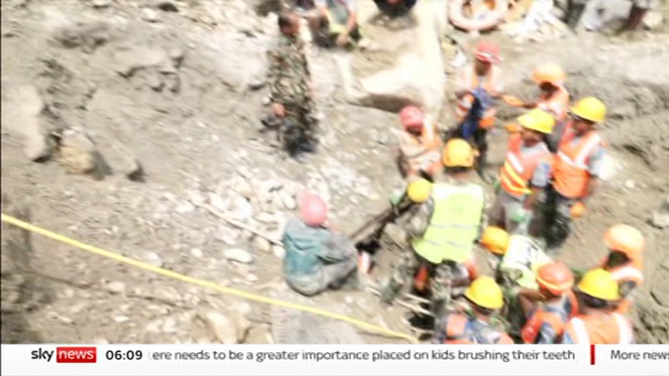 Still from Sky News at 9:00