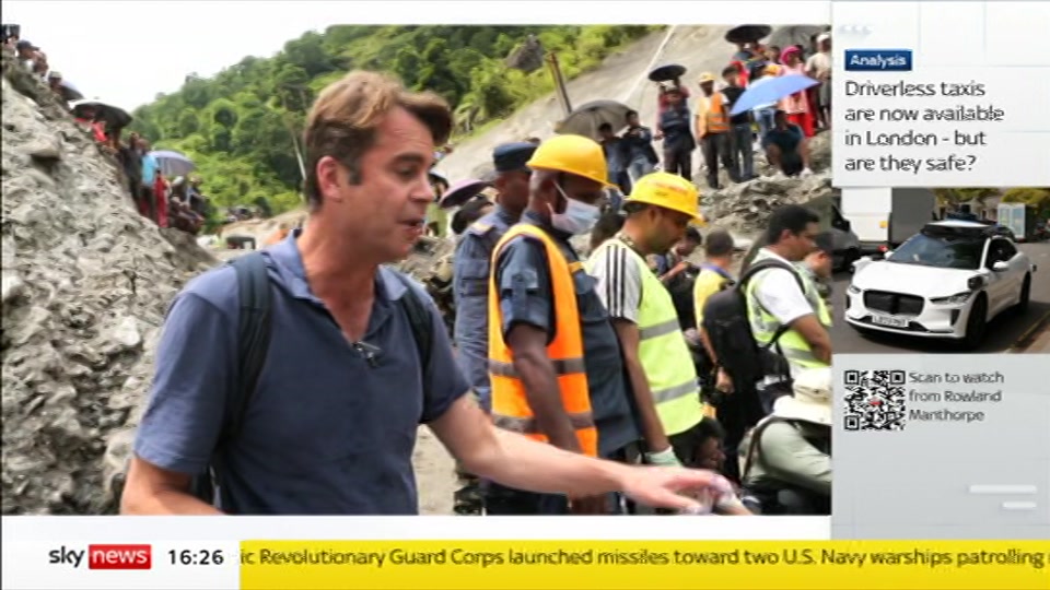 Broadcast still at 26m 30s. Sky News, Sky News Today, 5 September 2026.