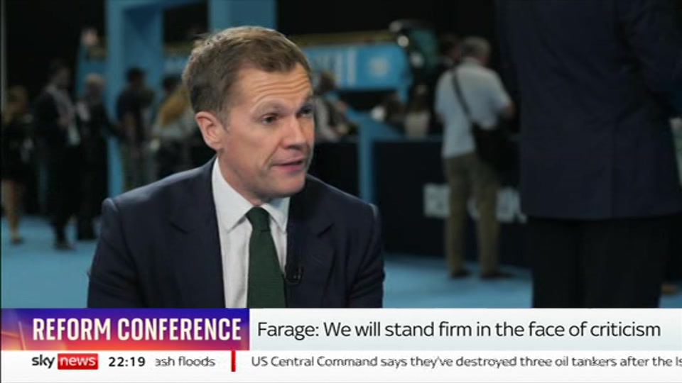 Still from Sky News at 19:00