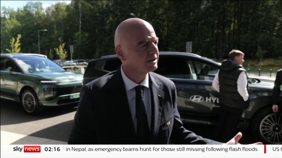 Still from Sky News at 16:00