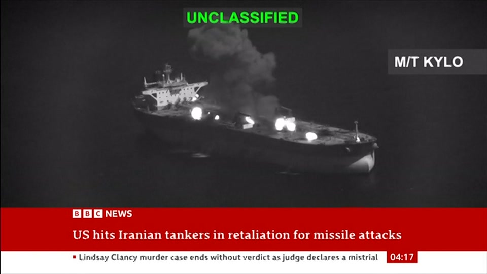 Broadcast still at 17m. BBC News, 6 September 2026.