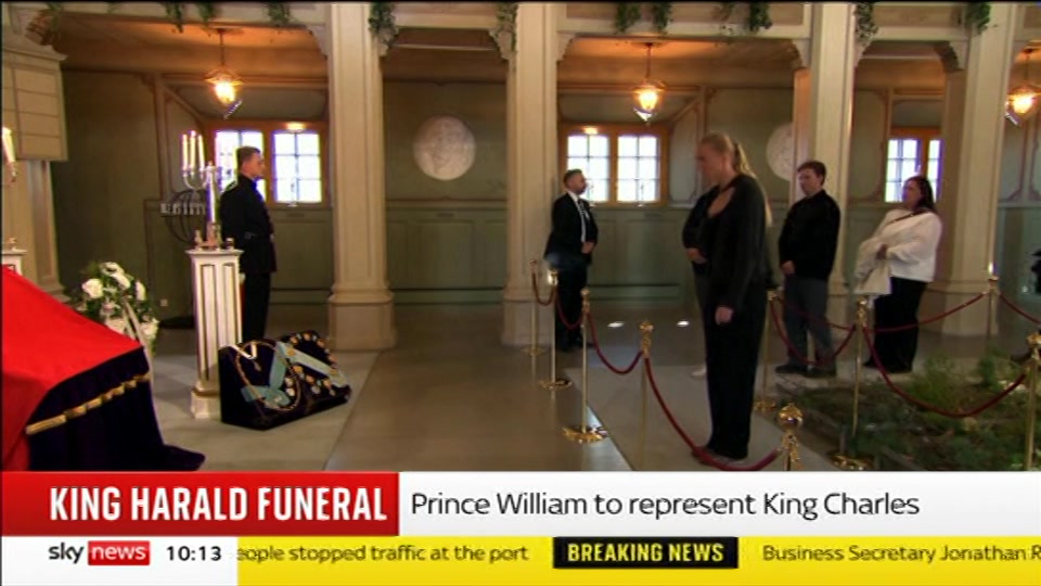 Broadcast still at 13m. Sky News, Sky News Today With Matt Barbet, 6 September 2026.
