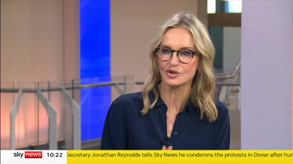 Still from Sky News at 22:00