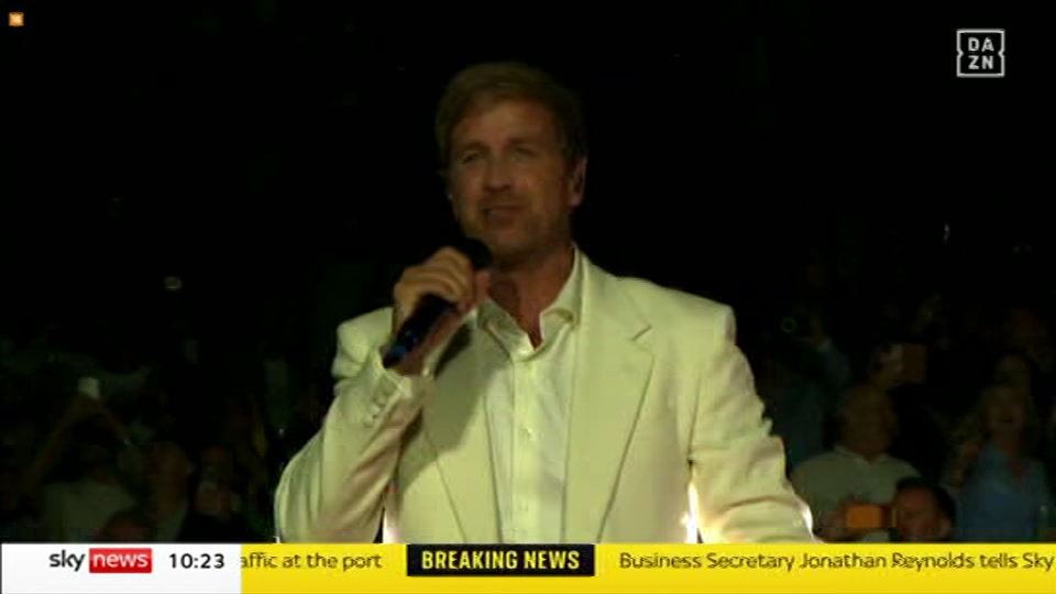 Still from Sky News at 23:00