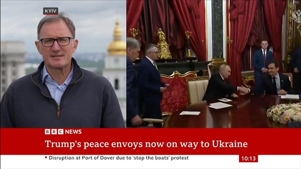 Broadcast still at 13m. BBC News, 6 September 2026.
