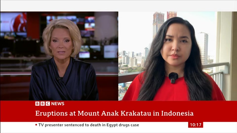 Still from BBC News at 17:00