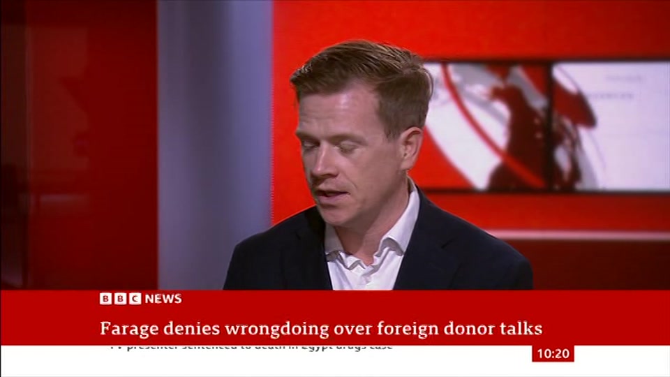 Still from BBC News at 20:00