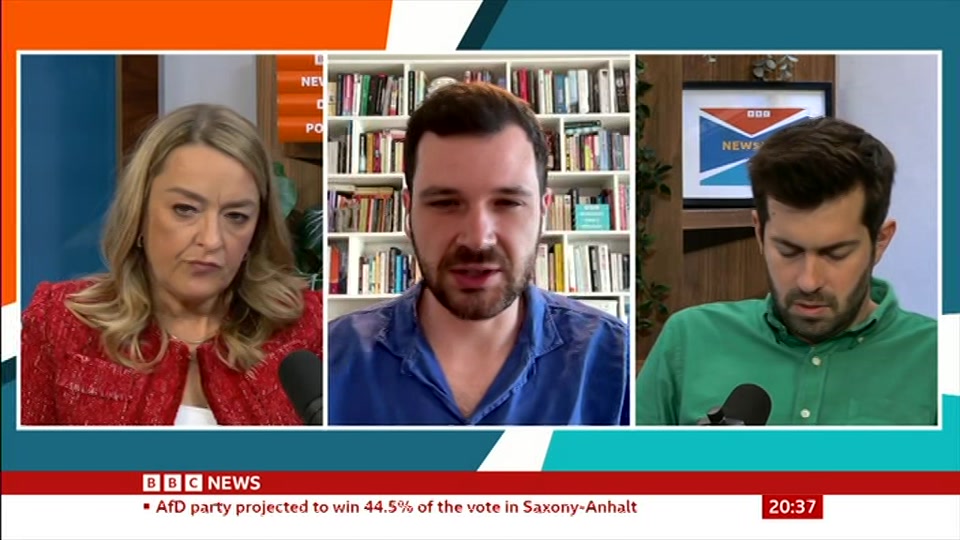 Still from BBC News at 7:00