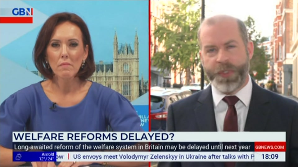 Still from GB News at 9:00