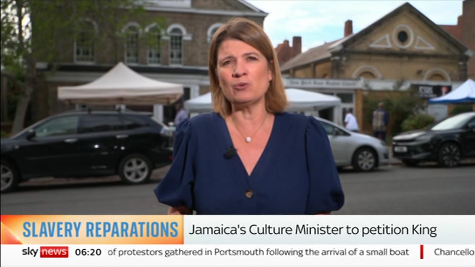 Broadcast still at 20m. Sky News, Mornings, 7 September 2026.