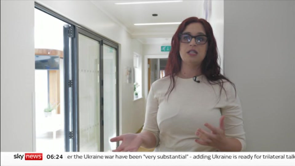 Broadcast still at 24m. Sky News, Mornings, 7 September 2026.