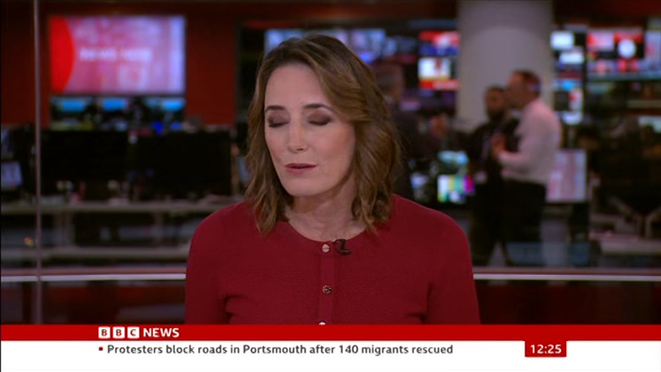 Broadcast still at 25m 30s. BBC News, BBC News Now, 7 September 2026.