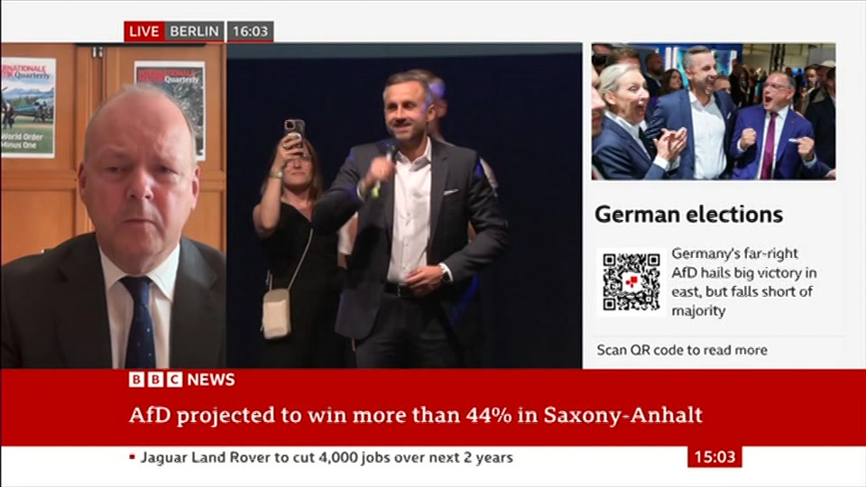 Still from BBC News at 3:30
