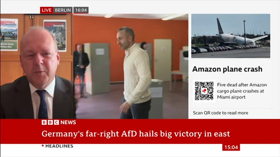 Broadcast still at 4m. BBC News, Verified Live, 7 September 2026.