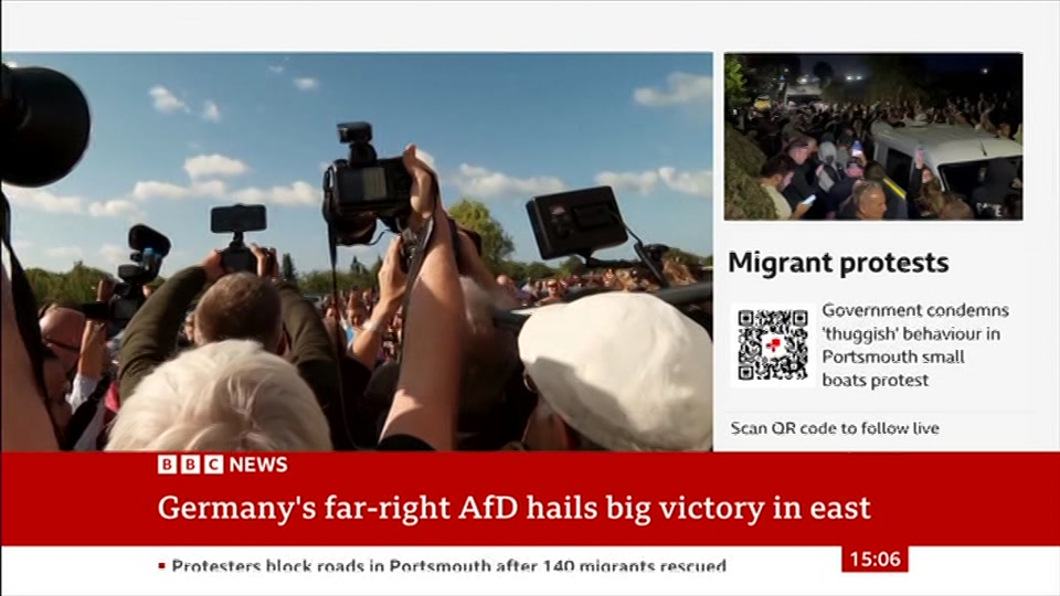 Still from BBC News at 6:00