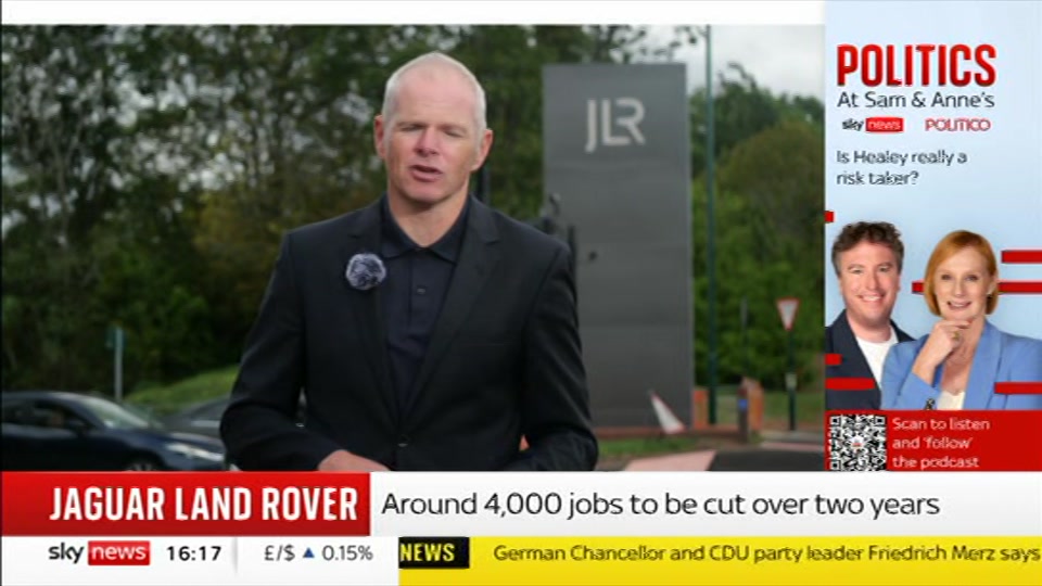 Still from Sky News at 17:30