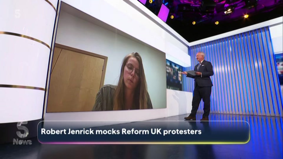 Broadcast still at 35m 30s. Channel 5, 5 News with Dan Walker, 7 September 2026.