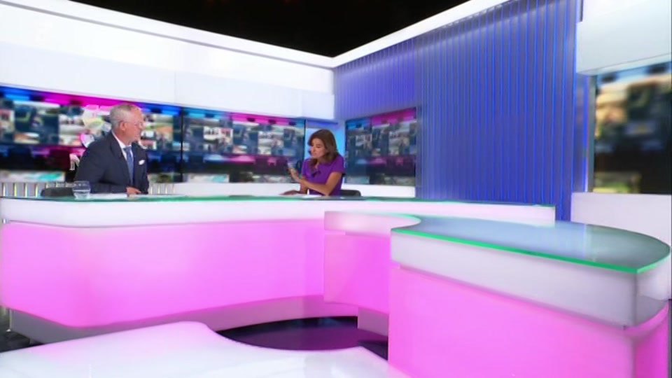 Broadcast still at 44m. Channel 5, 5 News with Dan Walker, 7 September 2026.