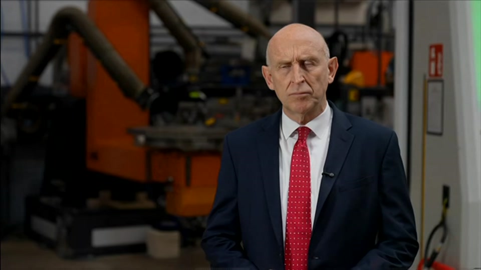 Broadcast still at 11m 30s. BBC One, BBC News, 7 September 2026.
