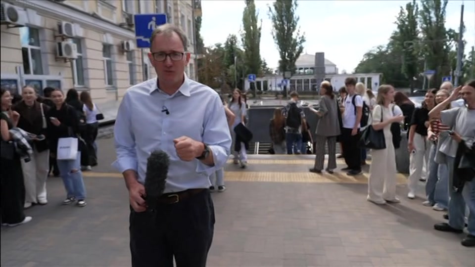 Broadcast still at 18m. BBC One, BBC News, 7 September 2026.