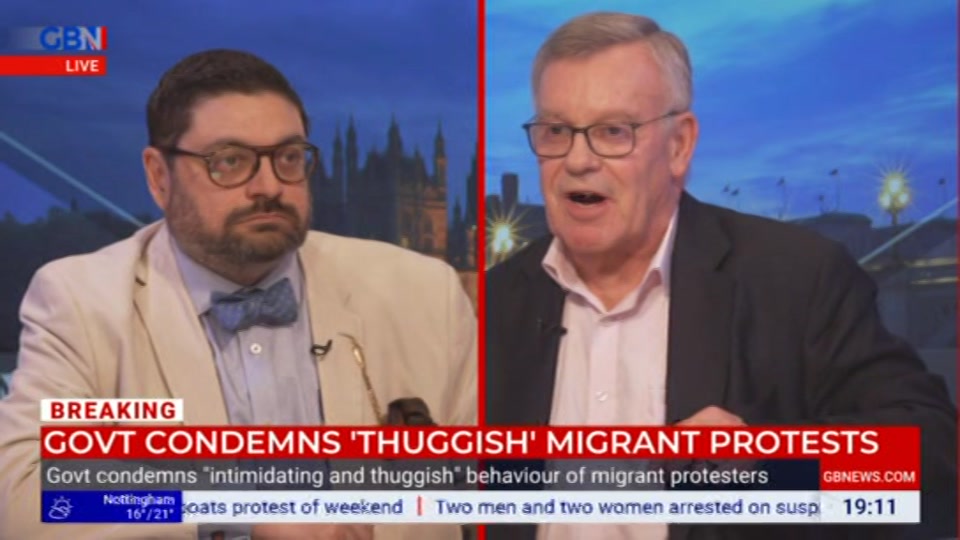 Broadcast still at 11m. GB News, New: GBN Tonight, 7 September 2026.