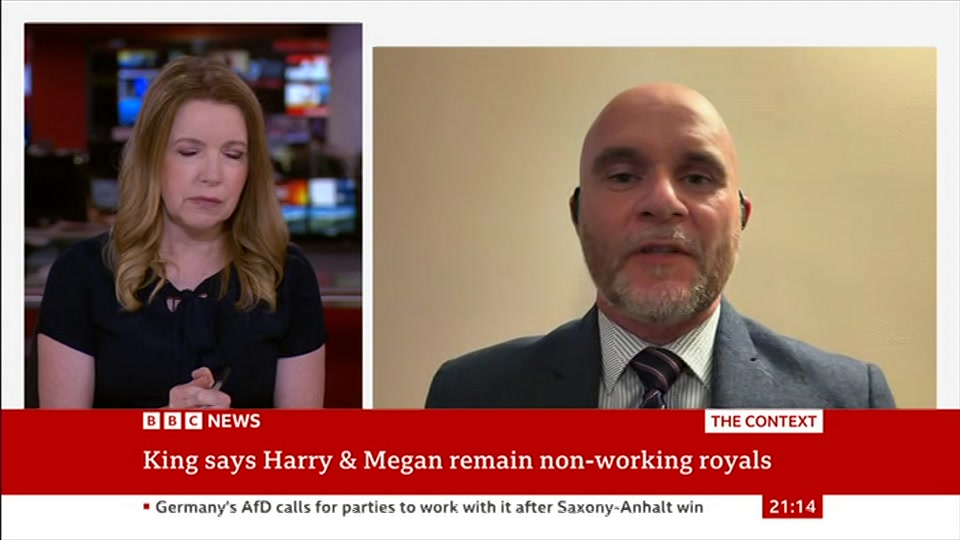 Still from BBC News at 14:30