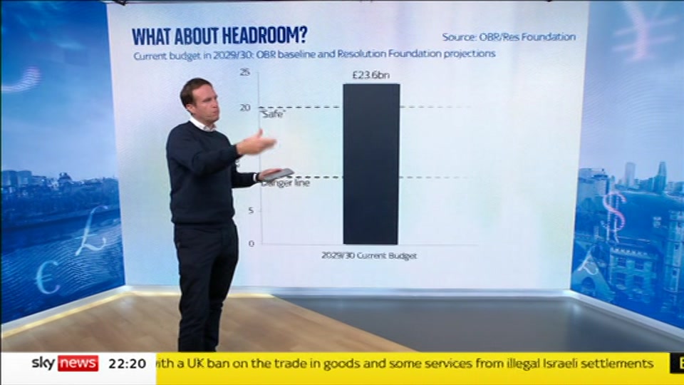 Still from Sky News at 20:30