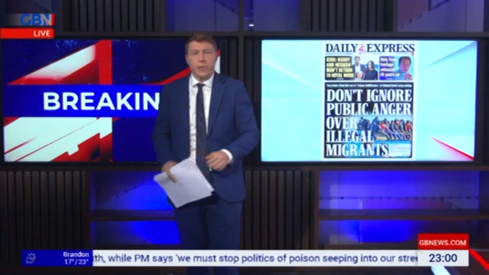 Still from GB News at 0:30