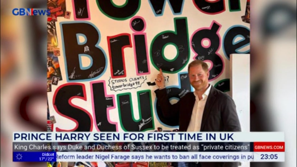 Still from GB News at 5:00
